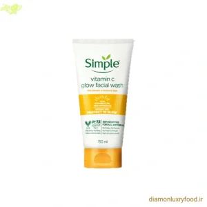 فیس واش ویتامین C درخشان‌کننده Simple حجم 150 میل