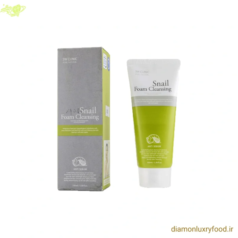 فوم پاککننده حلزون 3W Clinic Snail Foam Cleansing