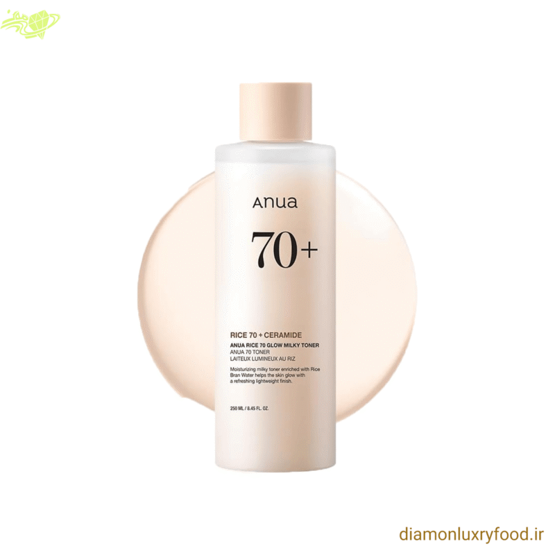 تونر شیری ۷۰٪ برنج آنوآ برای پوست شیشه‌ای - ۲۵۰ میلی‌لیتر
