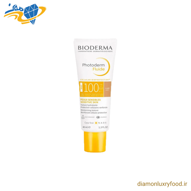 فلوئید ضد آفتاب بیودرما فوتودرم مکس SPF100 کلیر لایت 40 میلی‌لیتر