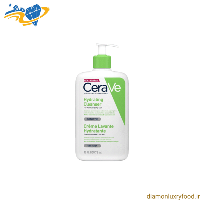 ژل شستشو و آبرسان سراوی | CeraVe Hydrating Cleanser | حجم 473 میلی‌لیتر