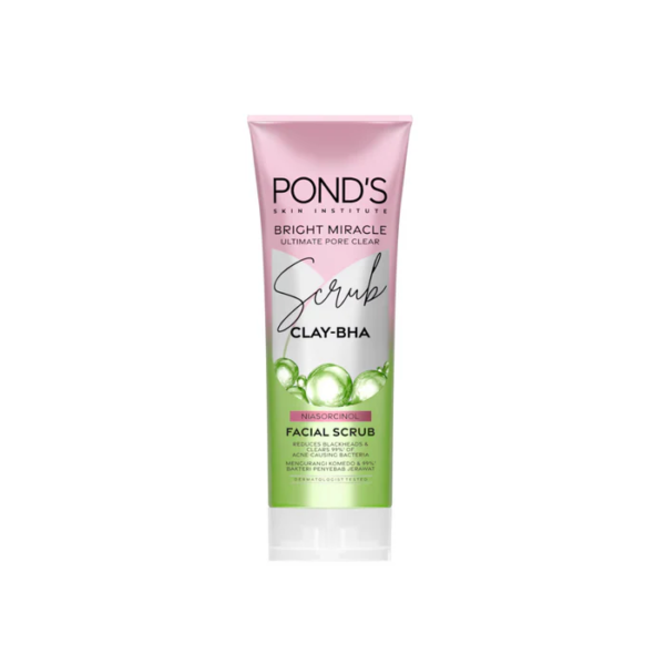 اسکراب شستشوی صورت پوندز مدل Bright Miracle Ultimate Pore Clear حجم 100 گرم
