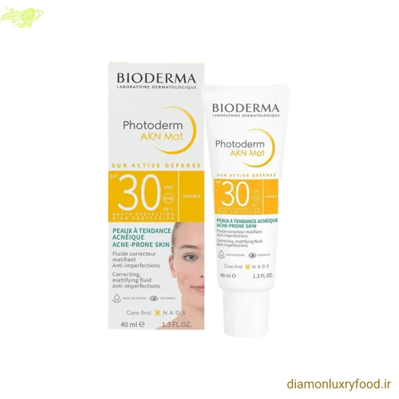 ضد آفتاب ضد جوش و آکنه SPF30 بایودرما، 40 میلیلیتر