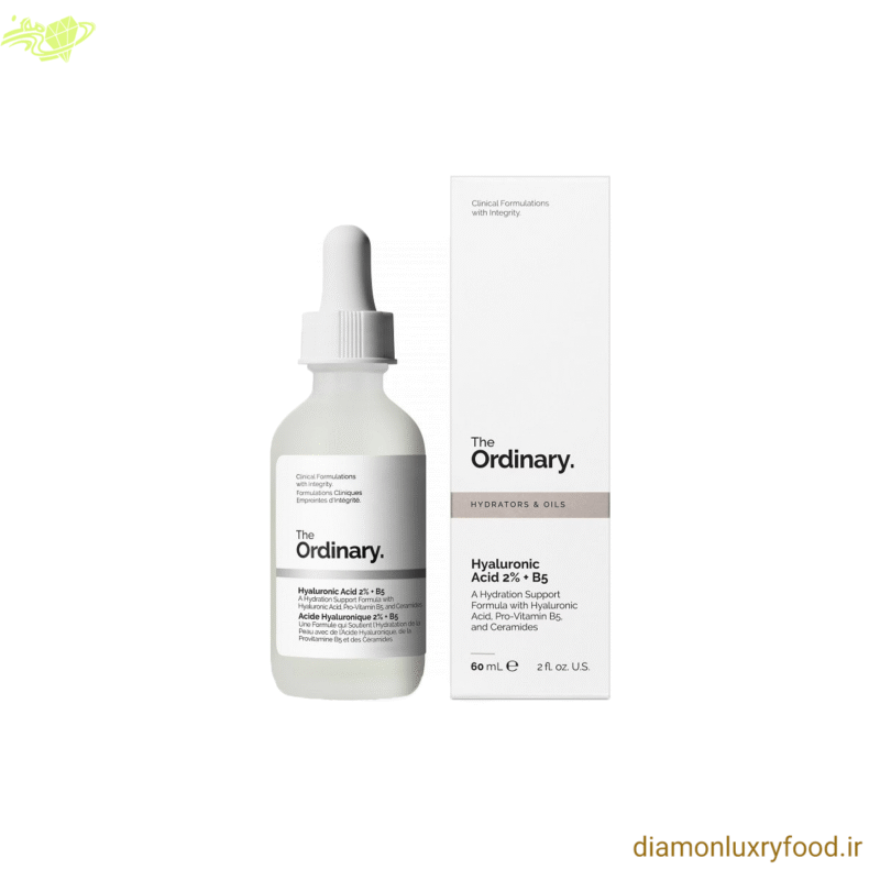 سرم هیالورونیک اسید ۲% + ویتامین B5 از برند د اوردینری (با سرامیدها)
