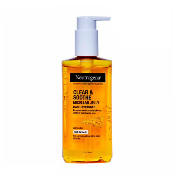 میسلار ژلی نوتروژینا, Neutrogena Clear & Soothe, پاک‌کننده آرایش پوست حساس, ژل پاک‌کننده آرایش نوتروژینا, میسلار ژل آلوئه‌ورا, شوینده آرایش ملایم, فیس واش نوتروژینا, تسکین‌دهنده پوست