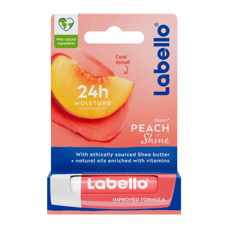 بالم لب 24 ساعته Labello Peach Shine