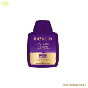 شامپو حجم‌دهنده کلاژن و بیوتین Bioxcin حجم 300 میل - مناسب برای موهای نازک و حساس