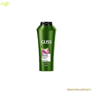 شامپو گلیس سبز مناسب موهای ضعیف و حساس Gliss Shampoo Bio-Tech Restore حجم 500 میلی‌لیتر
