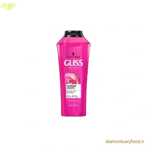 شامپو تقویت کننده و محافظت کننده موهای بلند گلیس (Gliss) مدل Supreme Length، حجم 400 میلی لیتر