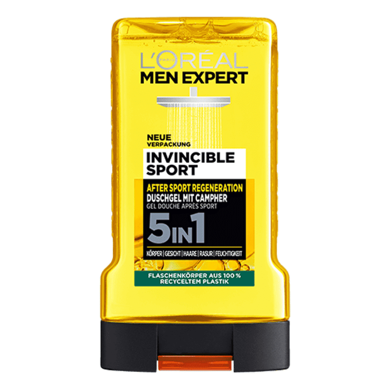 ژل دوش ۵ در ۱ لورآل مدل Invincible Sport
