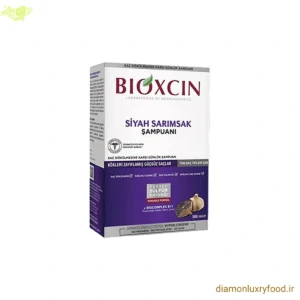 شامپو بیوکسین بدون سولفات سیر BIOXCIN black garlic Free Sulphate  پک دو عددی 300 میل + 100 میل