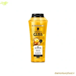 شامپو مغذی و براق کننده موهای آسیب دیده گلیس (Gliss) مدل Oil Nutritive، حجم 500 میلی لیتر