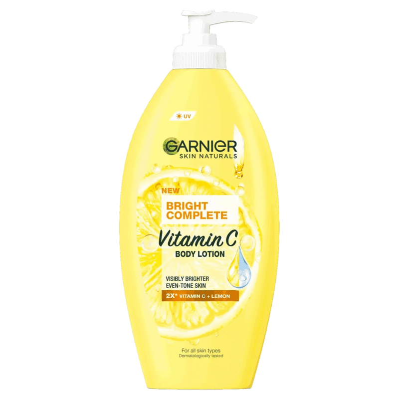 لوسیون روشن‌کننده بدن گارنیر با ویتامین C و عصاره لیمو ۴۰۰ میلی‌لیتر