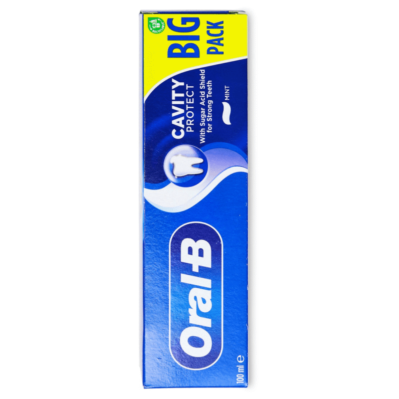 خمیر دندان اورال بی Oral-B محافظت از پوسیدگی، طعم نعنا، 100 میلی‌لیتر