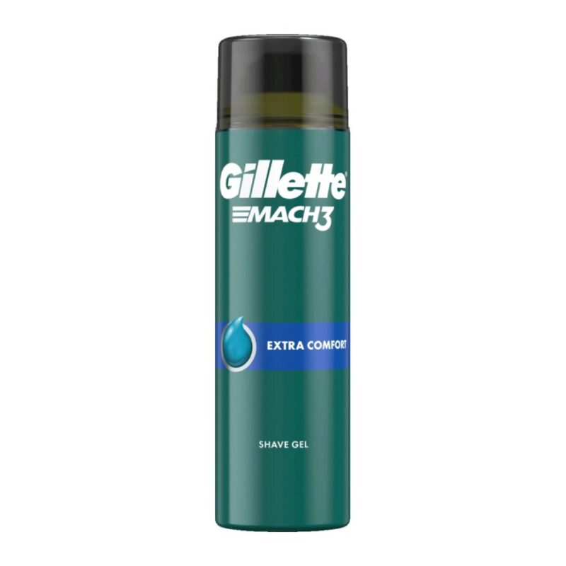ژل شیو ژیلت مچتری اکسترا کامفورت  Gillette Mach3 Extra Comfort Shaving Gel 200ml
