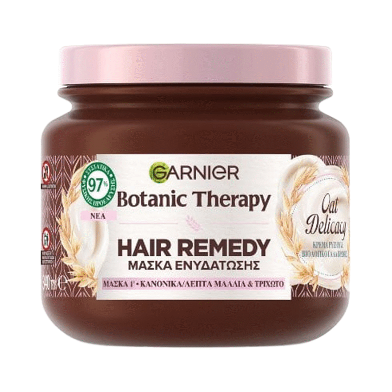 ماسک درمانی مو گارنیه با طعم جو برای موها و پوست سر حساس