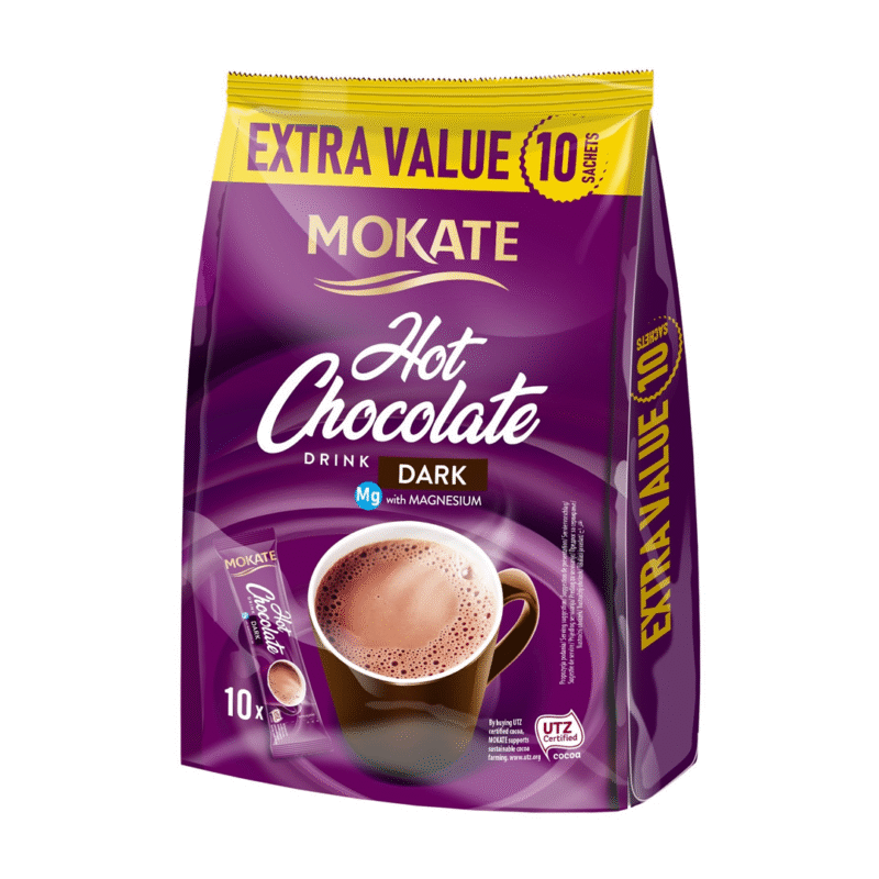شکلات داغ تلخ موکاته با منیزیم ۱۸۰ گرم | MOKATE Dark Hot Chocolate with Magnesium 180g