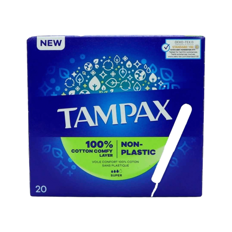 تامپون تامپکس مدل سوپر بسته ۲۰ عددی | Tampax Super Tampons 20 pcs