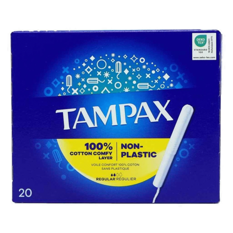 تامپون تامپکس مدل رگولار بسته ۲۰ عددی | Tampax Regular Tampons 20 pcs