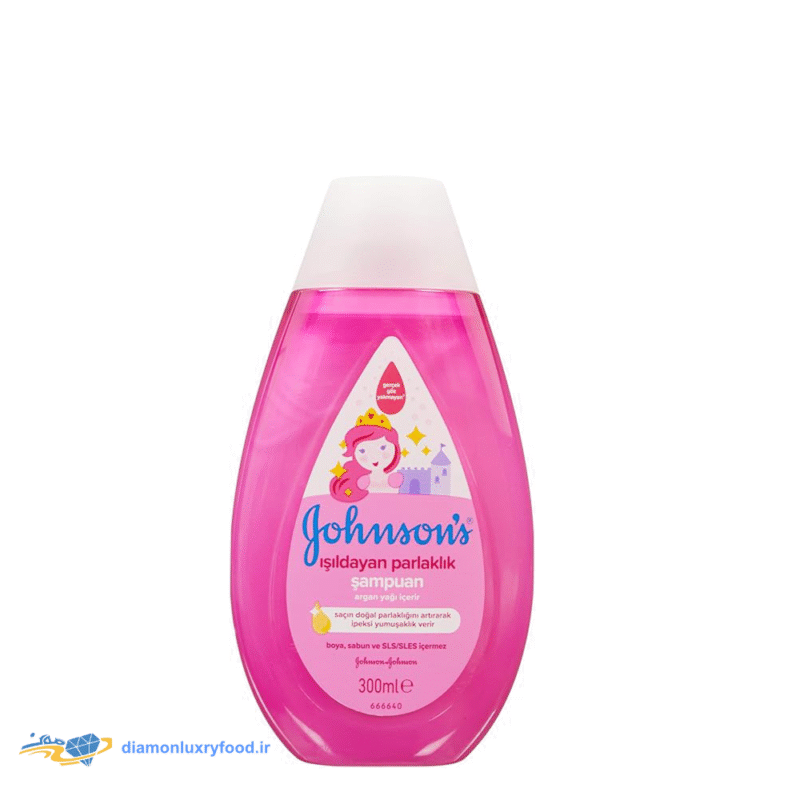 شامپو بچه جانسون صورتی