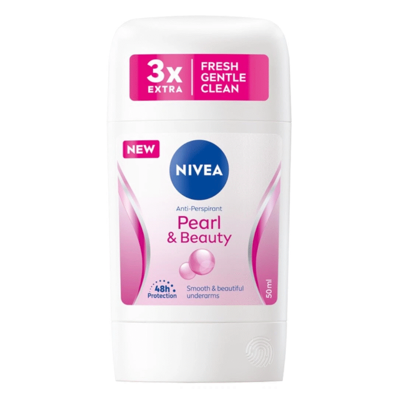 استیک ضد تعریق نیوآ مدل Pearl & Beauty حجم 50 میلی‌لیتر  Nivea Pearl & Beauty Anti-Perspirant Stick 50ml