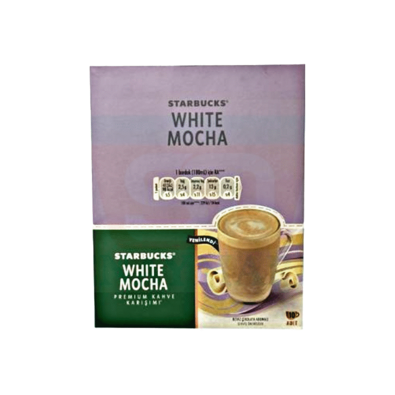 قهوه فوری وایت موکا استارباکس بسته ۱۰ عددی (۲۴۰ گرم) | Starbucks White Mocha Instant Coffee 10 Sachets 240g