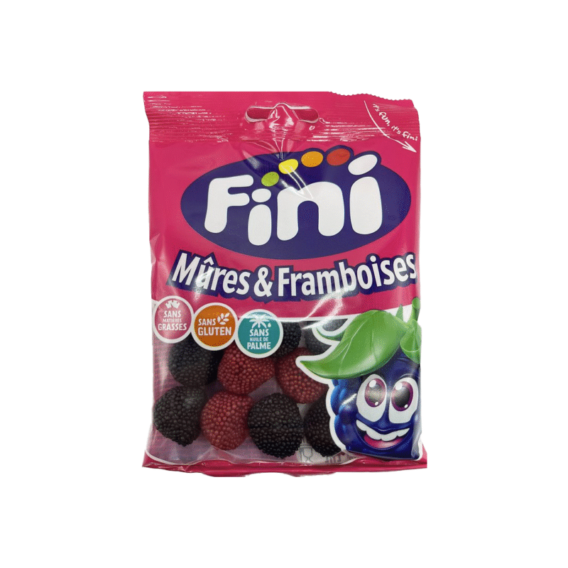 پاستیل توت سیاه و تمشک فینی ۹۰ گرم | Fini Mures & Framboises 90g