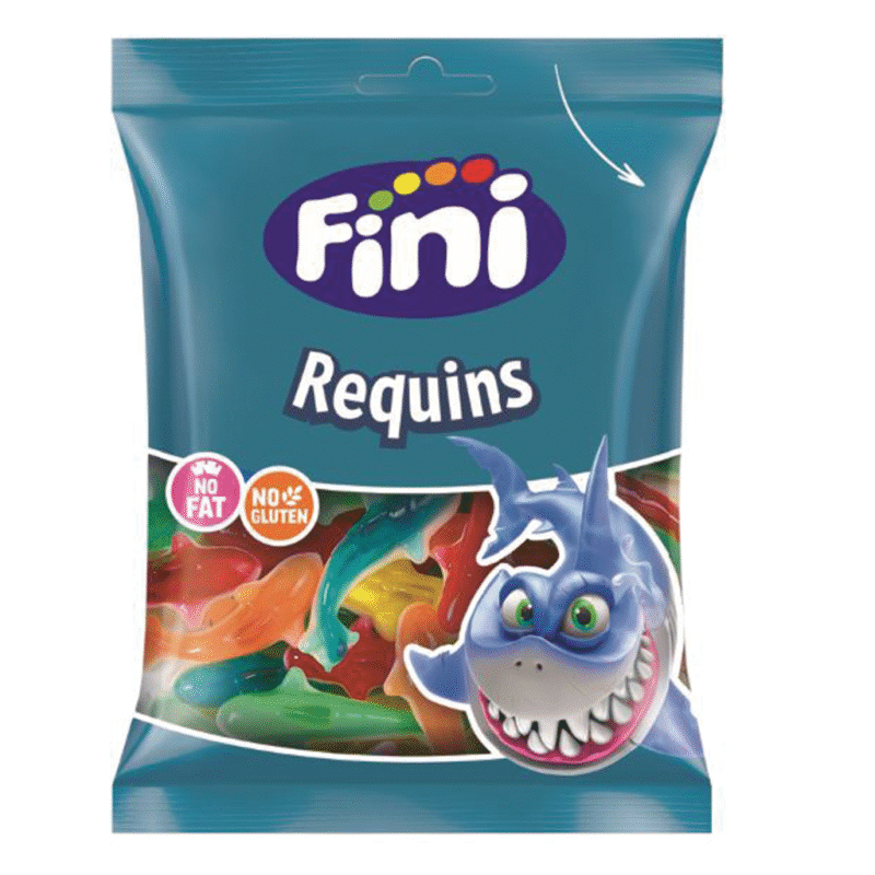 پاستیل کوسه‌ای فینی ۹۰ گرم | Fini Requins 90g