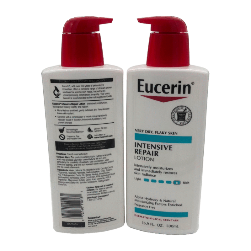 لوسیون مرطوب‌کننده و ترمیم‌کننده عمیق اوسرین ۵۰۰ میلی‌لیتر (Eucerin Intensive Repair 500ml)