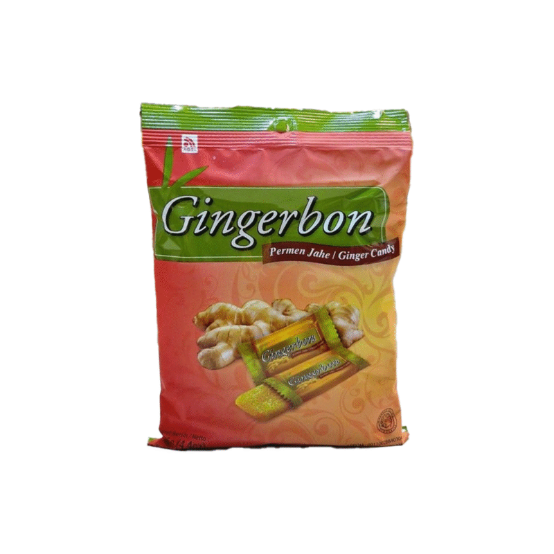 آبنبات زنجبیلی کلاسیک جینجر بون ۱۲۵ گرم (Gingerbon Permen Jahe Ginger Candy 125g)