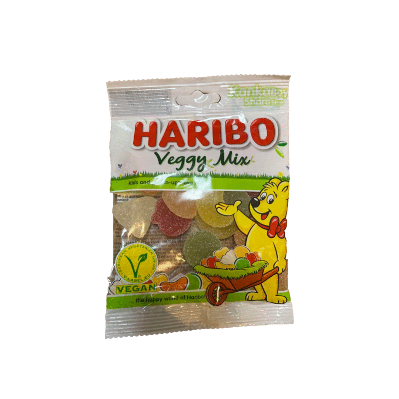 پاستیل گیاهی وگگی میکس هاریبو ۸۰ گرم (Haribo Veggy Mix 80g)