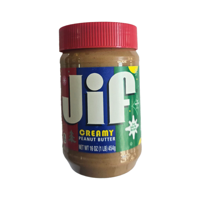 کره بادام‌زمینی کرمی جیف ۴۵۴ گرم | Jif Creamy Peanut Butter 454g