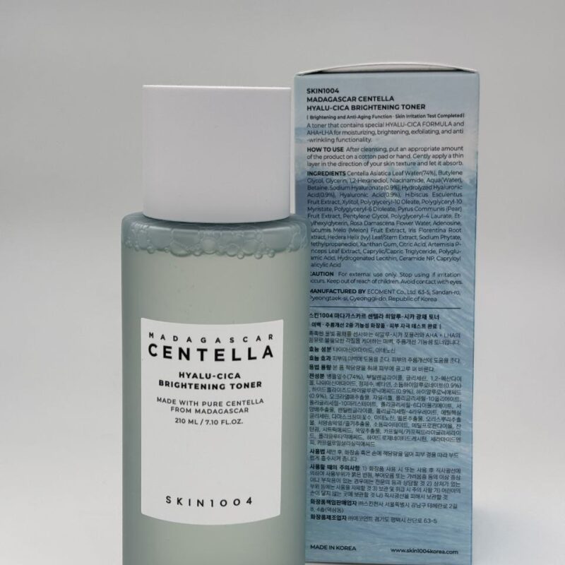 تونر روشن‌کننده و آبرسان مینی هیالو-سیکا سنتلا ماداگاسکار | Madagascar Centella Hyalu-Cica Brightening Toner Mini 30ml