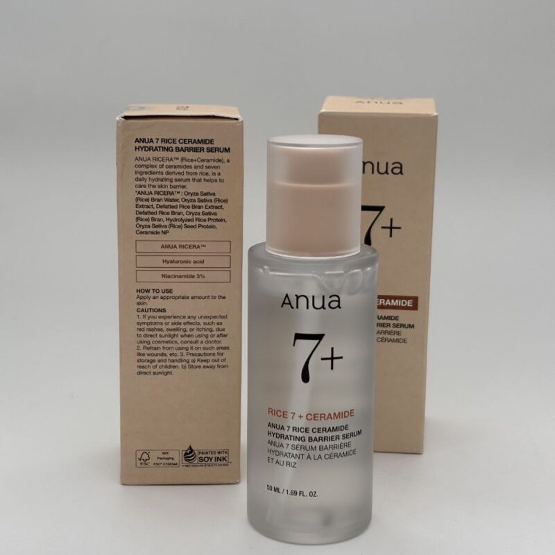 سرم آبرسان آنوا با سرامید و عصاره برنج | Anua Rice 7+ Ceramide Hydrating Barrier Serum