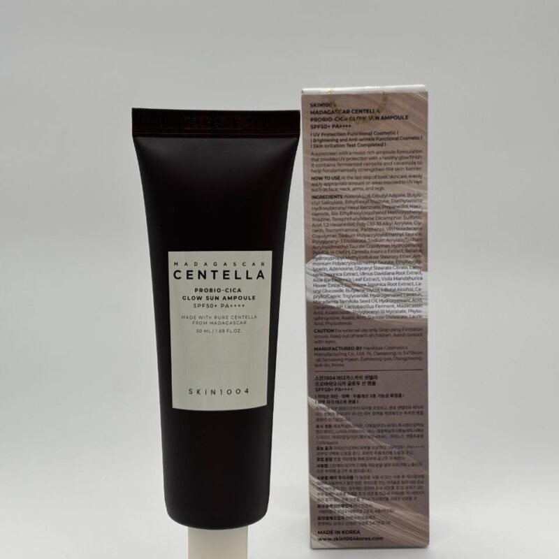 آمپول ضدآفتاب پروبیو سیکا و درخشان‌کننده سنتلا ماداگاسکار اسکین 1004 | SKIN1004 Madagaskar Centella Probio-Cica Glow Sun Ampulle SPF50+ PA++++