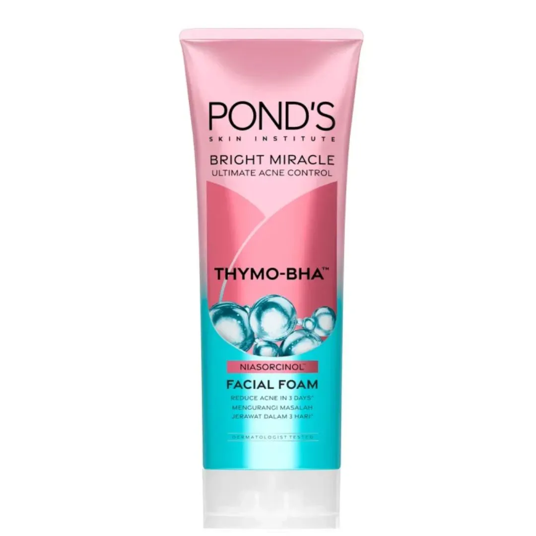 ponds bright miracle thymo bha facial foma 100g